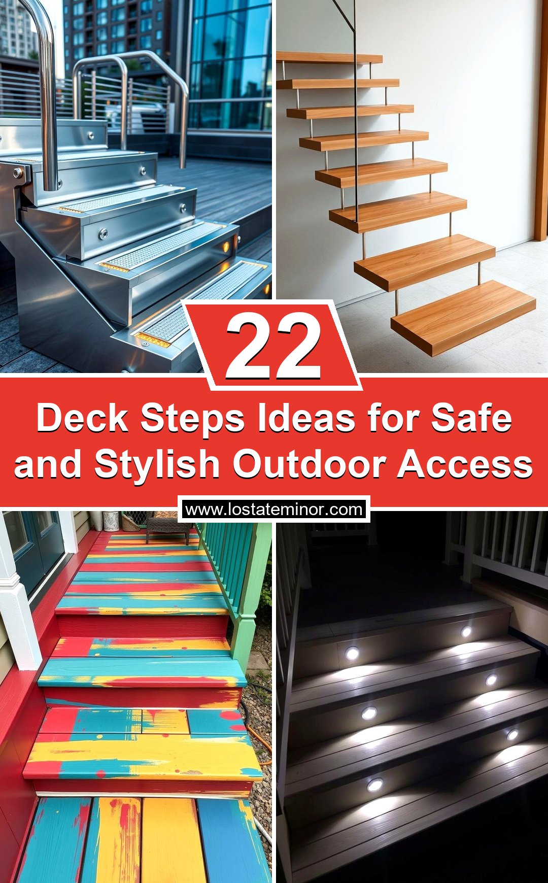 22 Deck Steps Ideas for Safe and Stylish Outdoor Access - Lost At E Minor