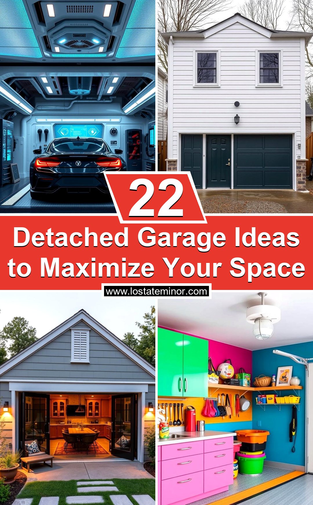 22 Detached Garage Ideas to Maximize Your Space - Lost At E Minor