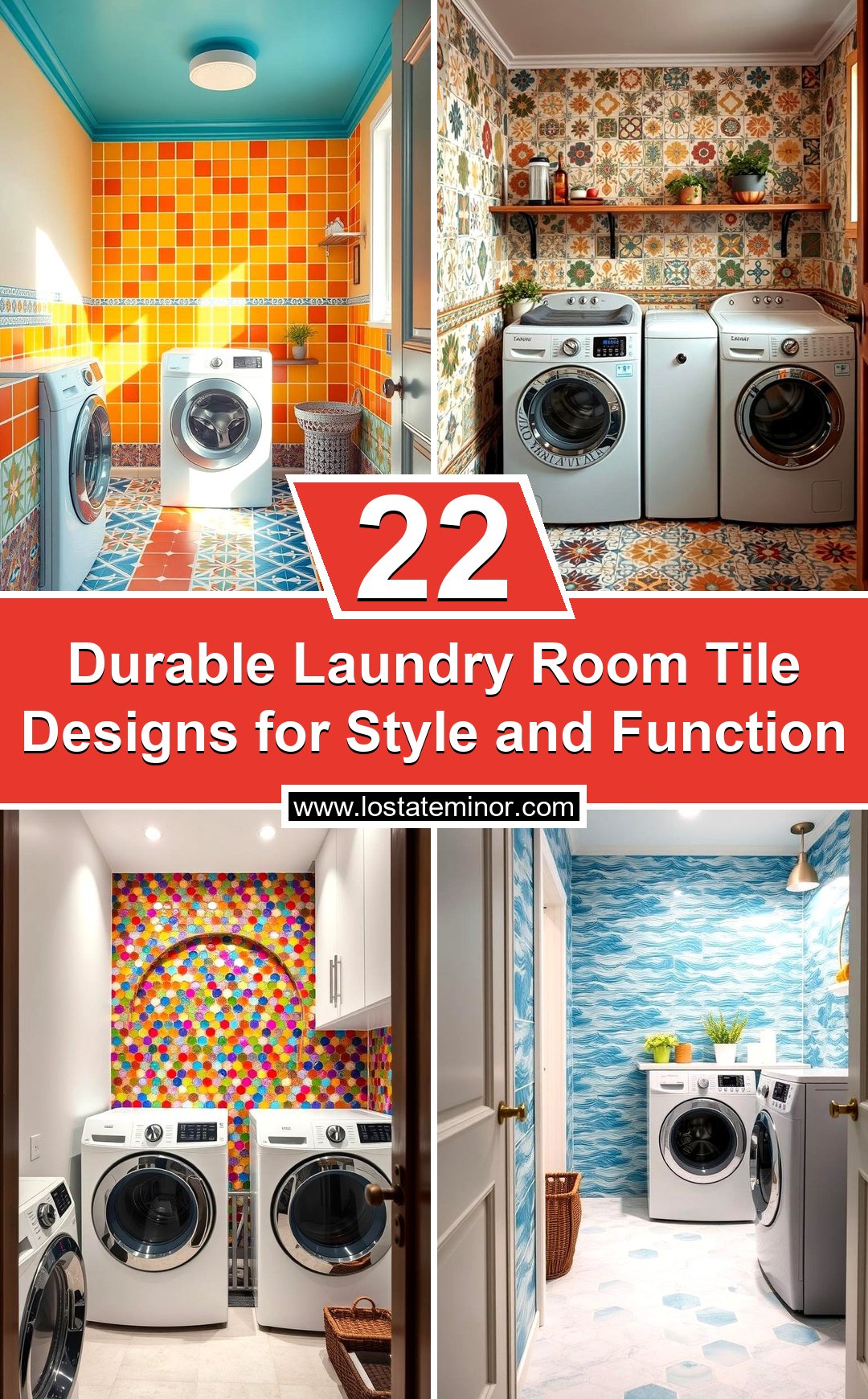 22 Durable Laundry Room Tile Designs for Style & Function - Lost At E Minor