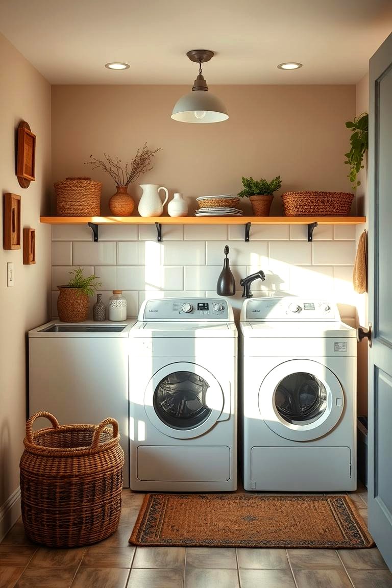 22 Creative Laundry Room Decor Ideas to Refresh Your Space - Lost At E ...