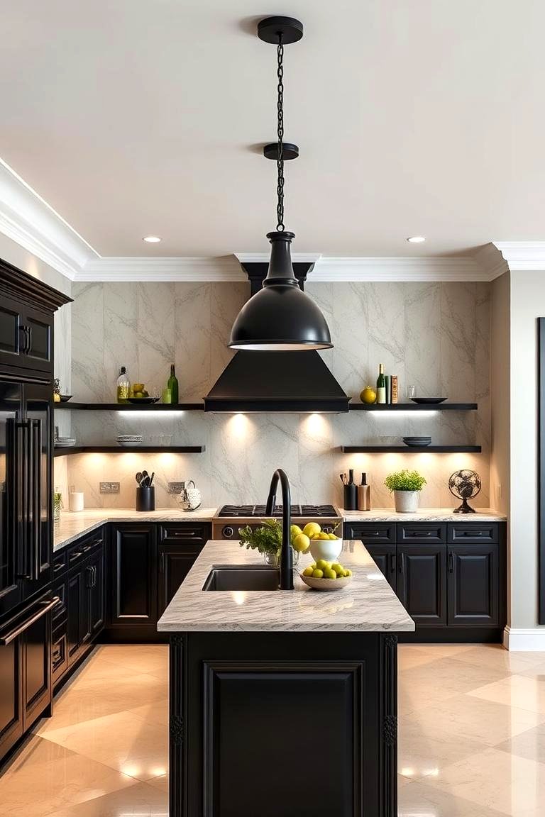 22 Black & Green Kitchen Ideas for Nature-Inspired Designs - Lost At E ...