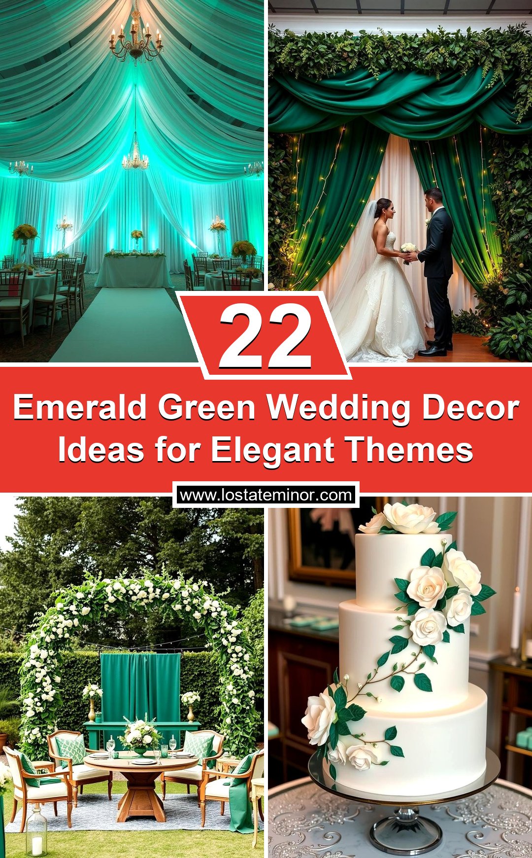 22 Emerald Green Wedding Decor Ideas for Elegant Themes - Lost At E Minor