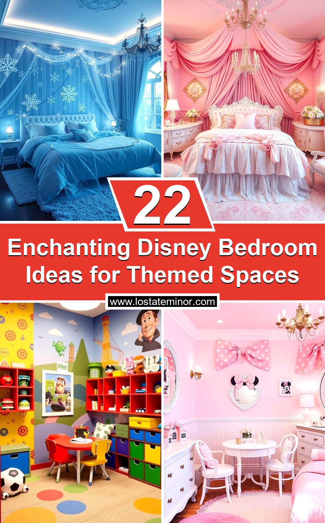 22 Enchanting Disney Bedroom Ideas for Themed Spaces - Lost At E Minor