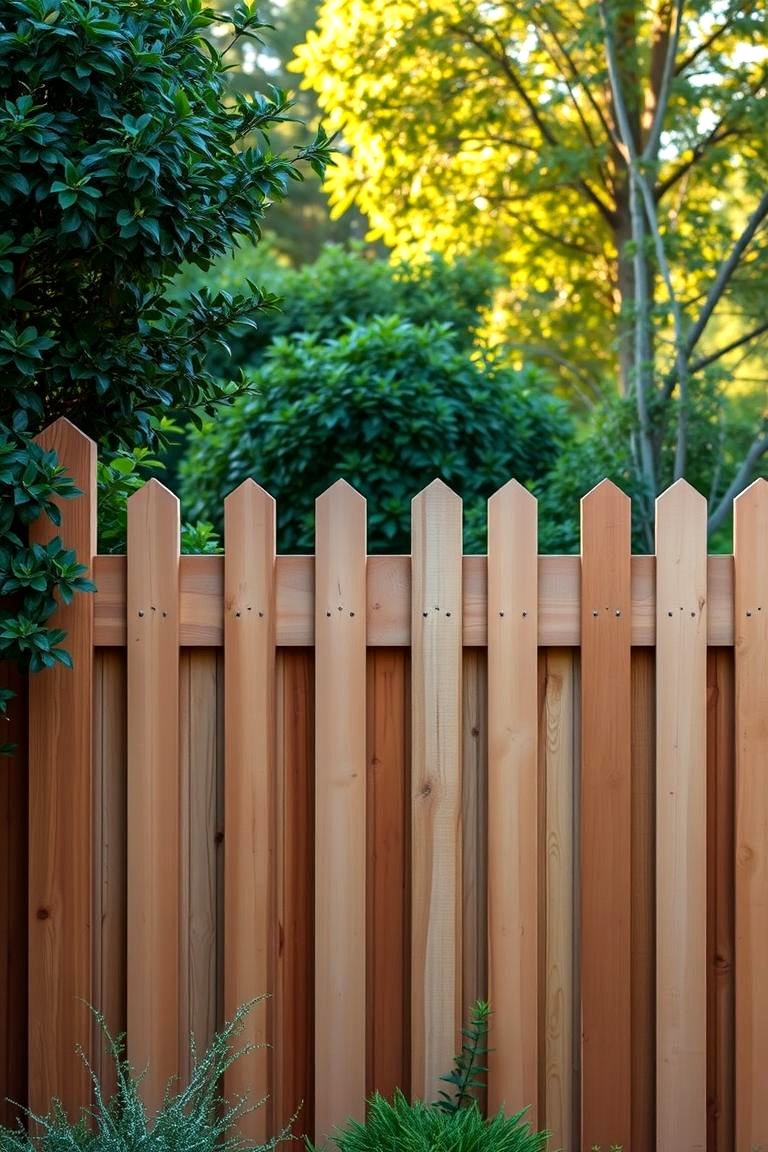 22 Cedar Fence Ideas for Privacy and Natural Beauty - Lost At E Minor