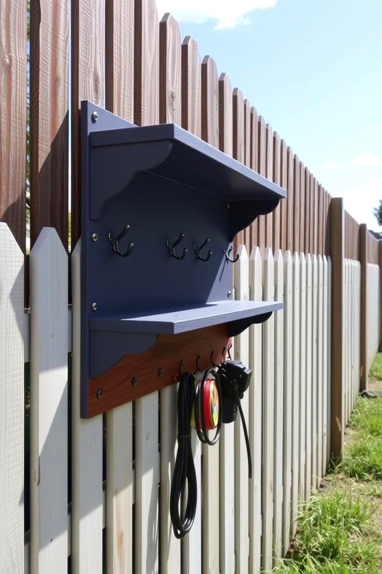 Portable Storage Fence Racks 22 Smart Outdoor Storage Ideas to Maximize Your Space - Lost At E Minor