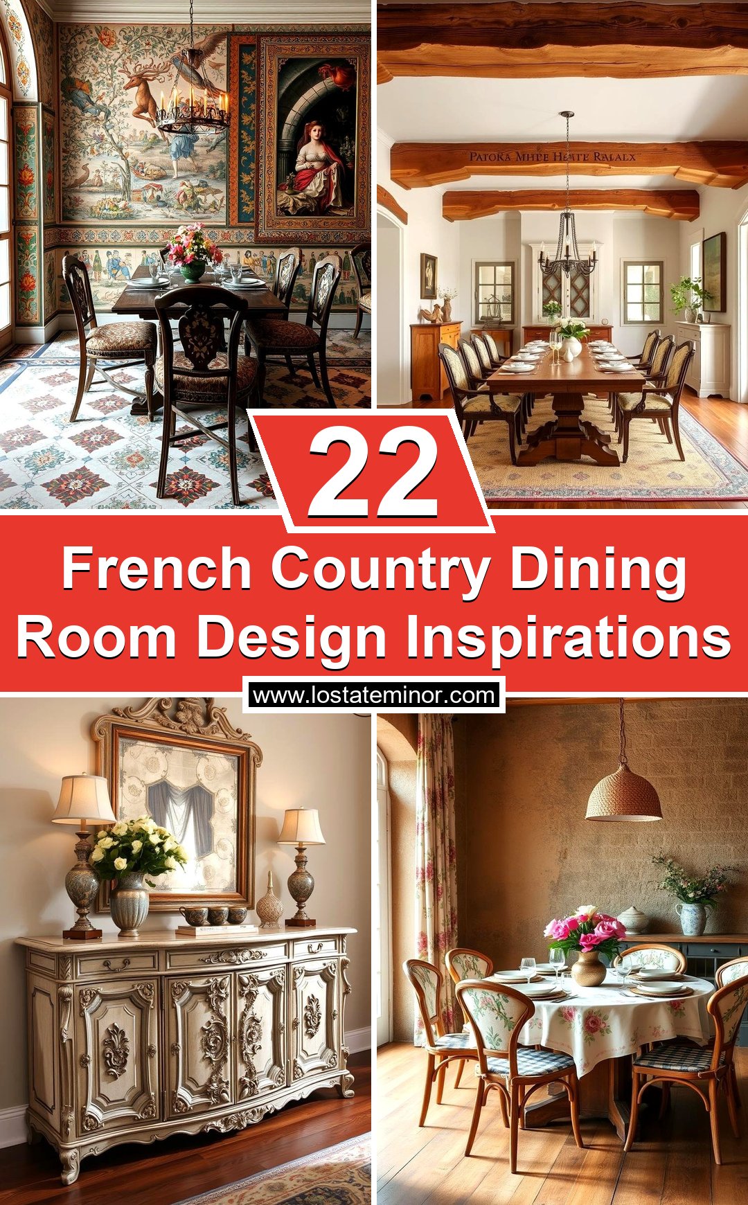 22 French Country Dining Room Design Inspirations - Lost At E Minor
