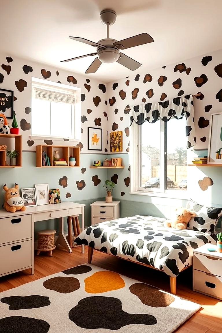 Cow Print Room Ideas
