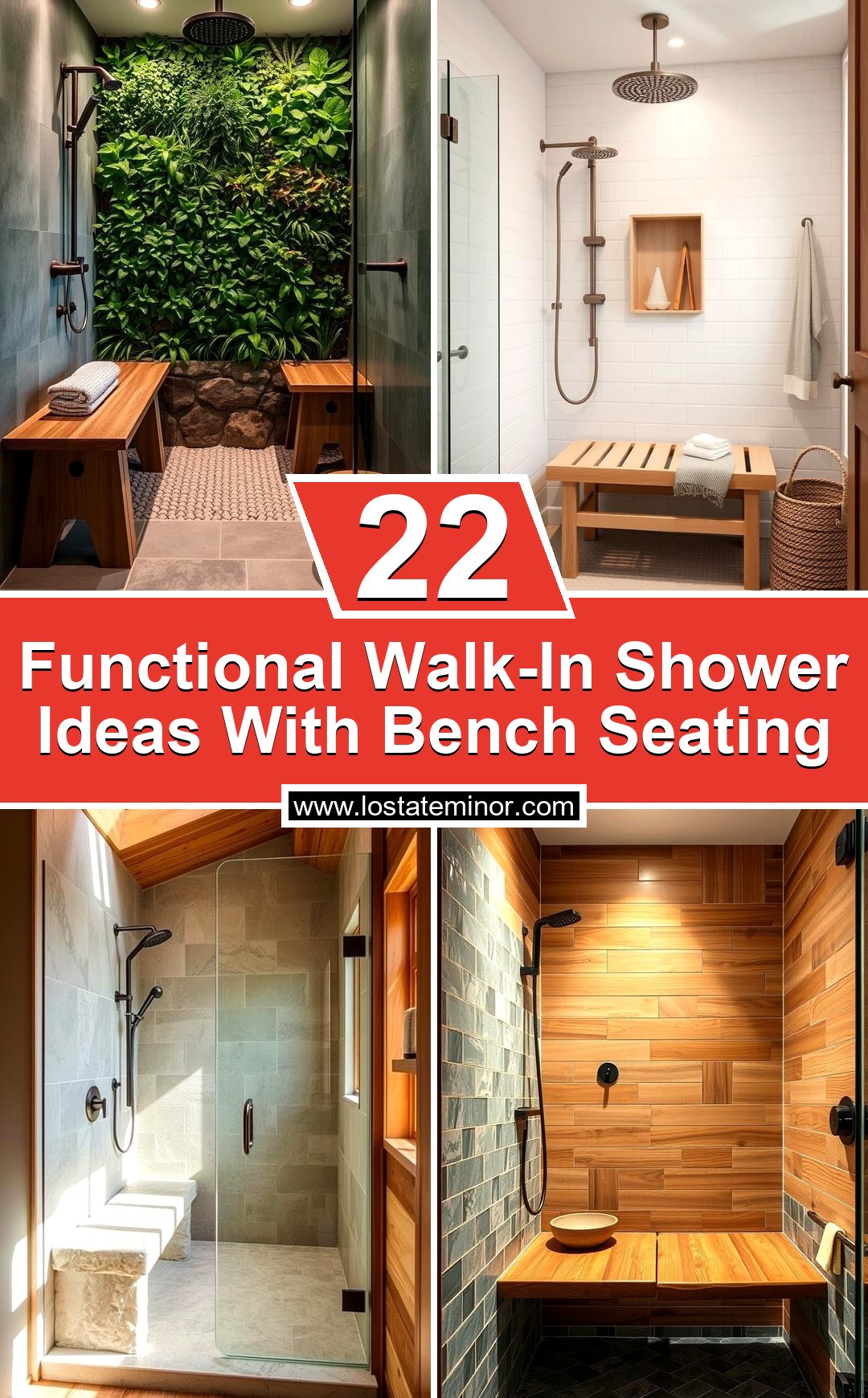 22 Functional Walk-In Shower Ideas With Bench Seating - Lost At E Minor