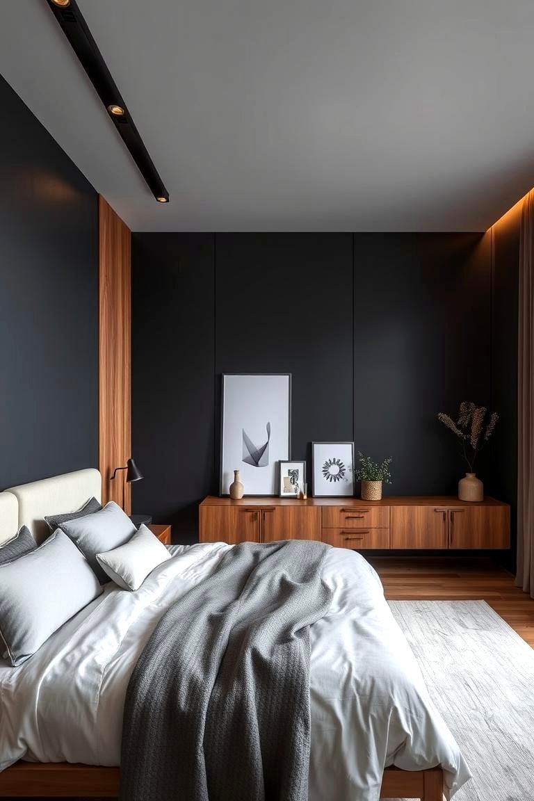 22 Charcoal Bedroom Ideas for Modern Sophistication - Lost At E Minor