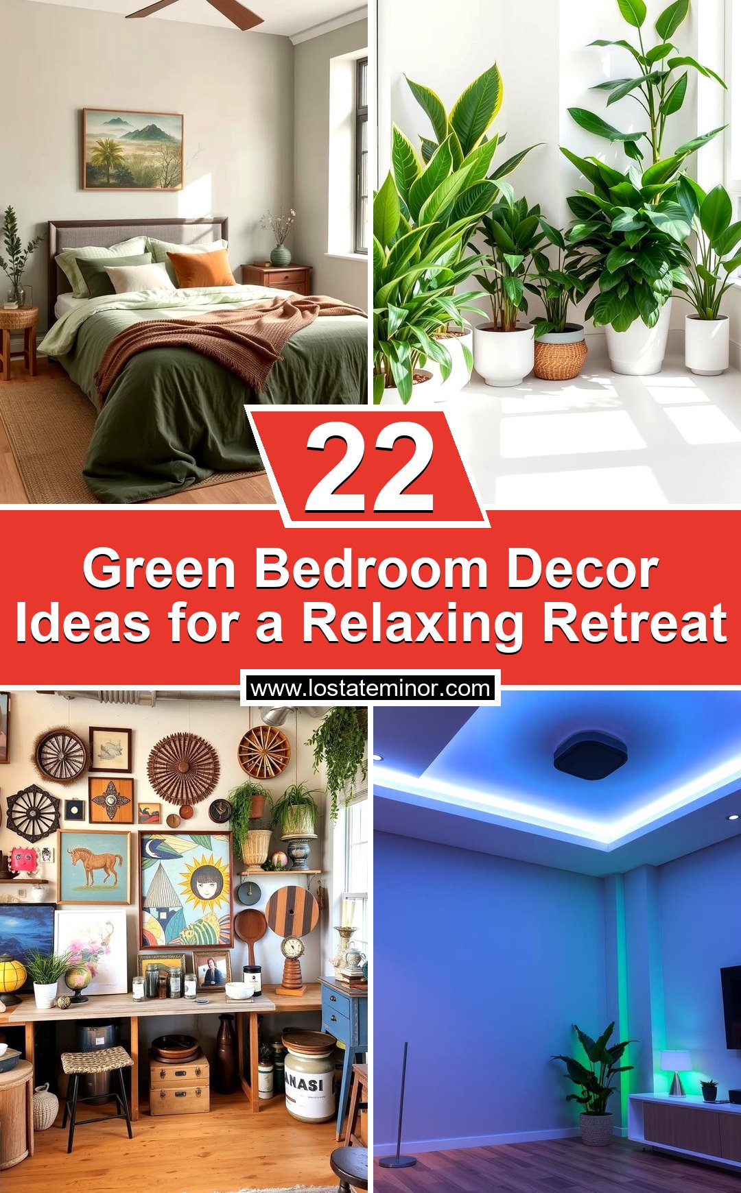 22 Green Bedroom Decor Ideas for a Relaxing Retreat - Lost At E Minor