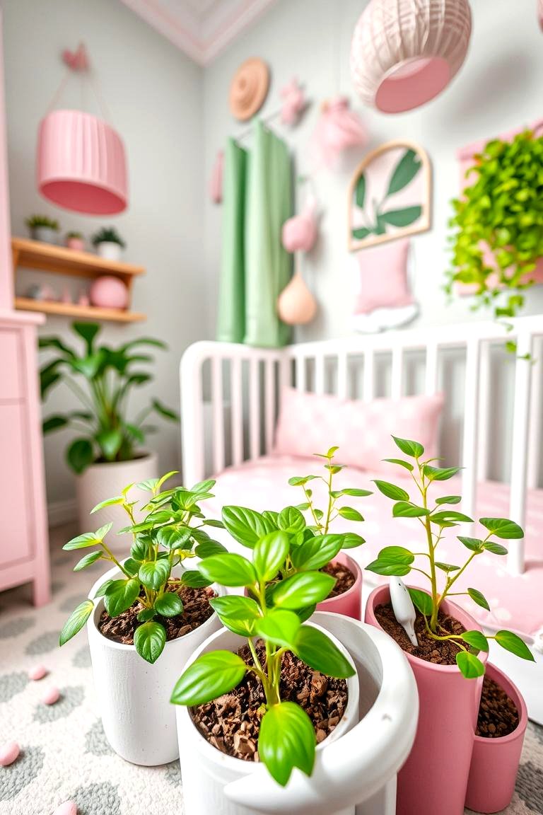 22 Pink and Green Nursery Ideas: Calming & Whimsical Spaces - Lost At E ...