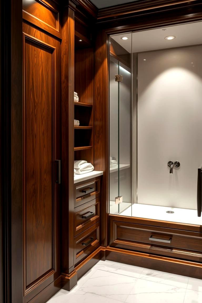 22 Bathroom Closet Ideas for Organized & Stylish Spaces - Lost At E Minor
