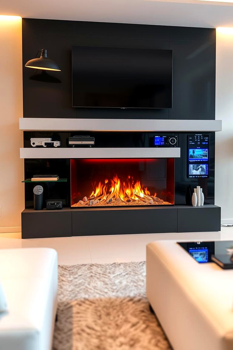 View of 22 Charming Fireplace Decor Ideas for a Cozy Living Room - Lost At E Minor