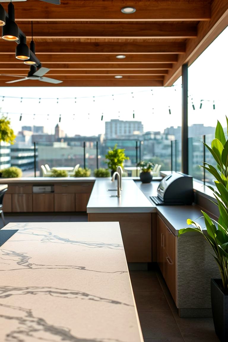 Curated visual reference: Sustainable Countertop Materials For High Traffic Areas Reference: 22 Outdoor Countertop Ideas For Stylish Entertaining