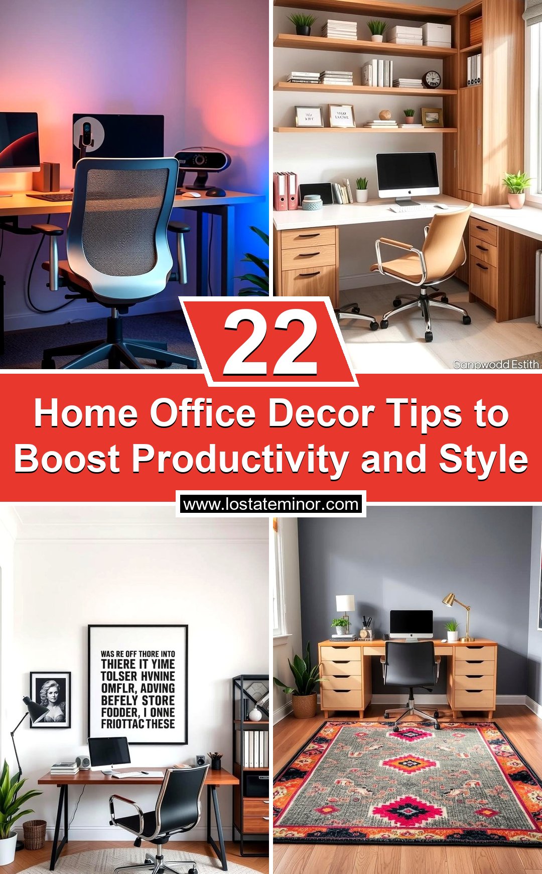 22 Home Office Decor Tips to Boost Productivity and Style - Lost At E Minor