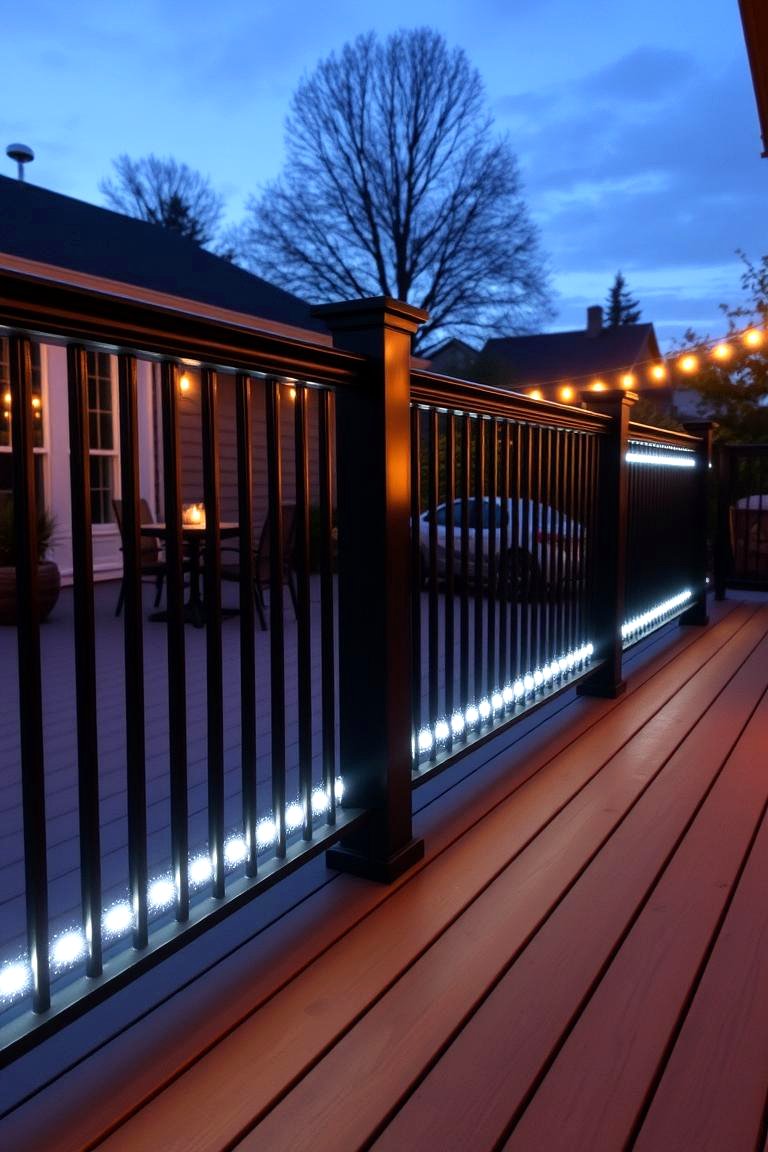 22 Sleek Black Deck Railing Designs for Modern Homes - Lost At E Minor