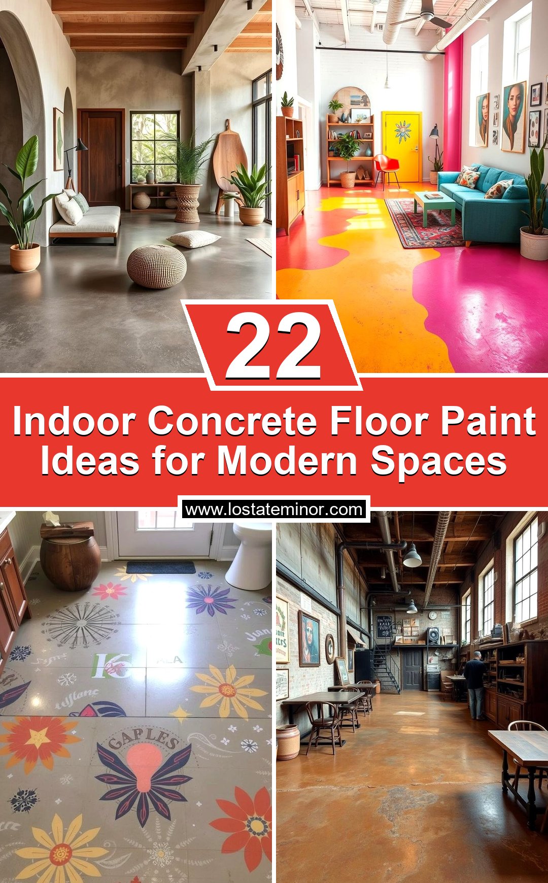 22 Indoor Concrete Floor Paint Ideas for Modern Spaces - Lost At E Minor