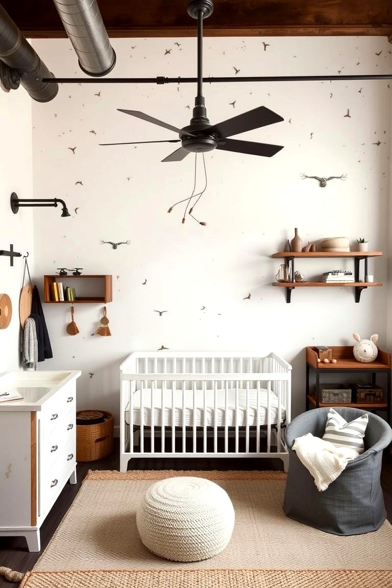 View of 22 Baby Boy Nursery Ideas for Calm & Happy Spaces - Lost At E Minor