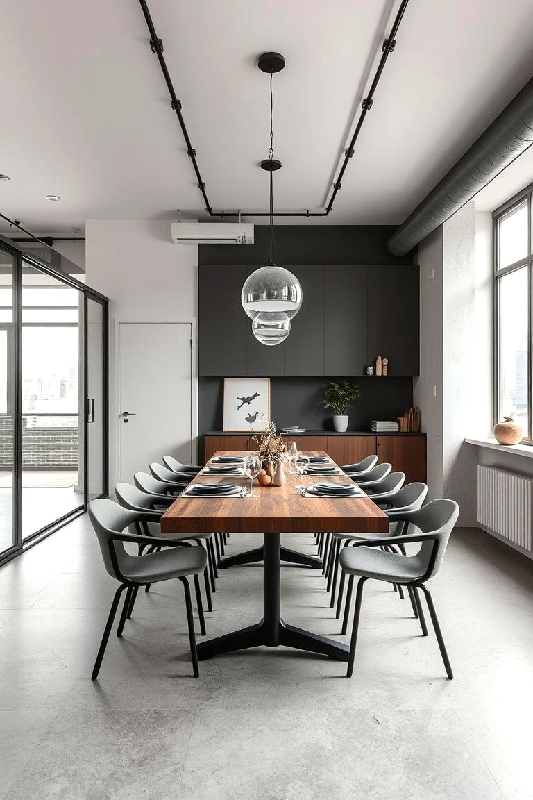 Industrial Dining Room Ideas with Bold Architectural Elements - Lost At ...