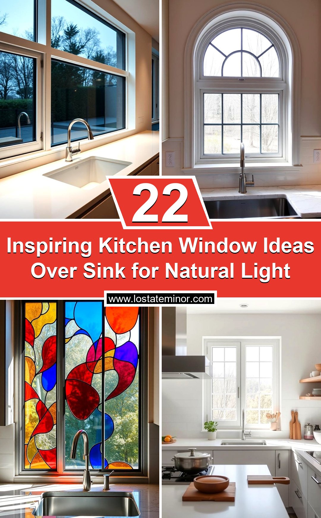 22 Inspiring Kitchen Window Ideas Over Sink for Natural Light - Lost At ...
