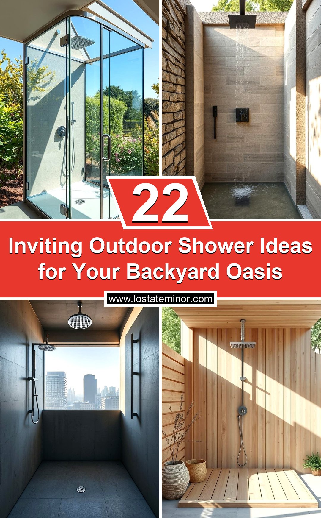 22 Inviting Outdoor Shower Ideas for Your Backyard Oasis - Lost At E Minor