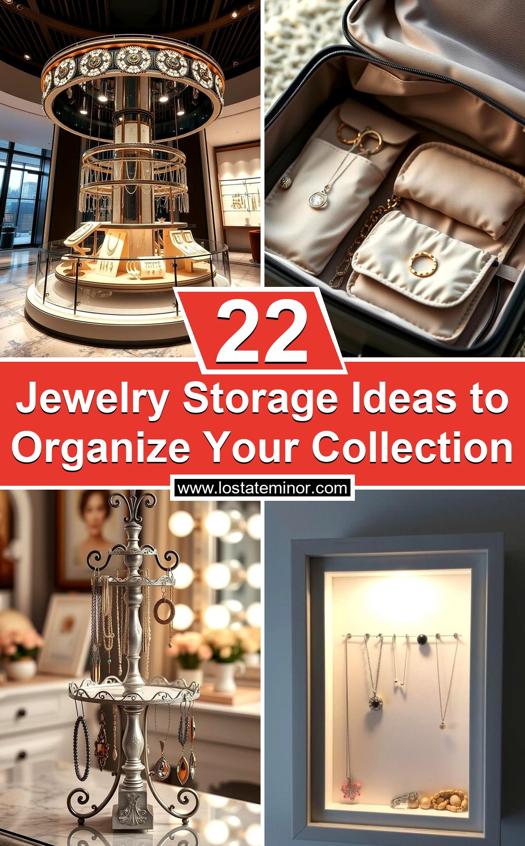 22 Jewelry Storage Ideas to Organize Your Collection - Lost At E Minor