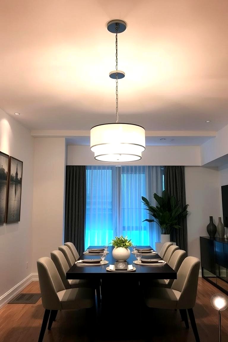 22 Modern Dining Room Lighting Ideas for Ambiance - Lost At E Minor - Generating Ambient Lighting Effects