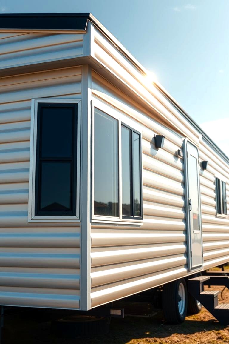 22 Mobile Home Siding Design Ideas to Boost Exterior Appeal - Lost At E ...