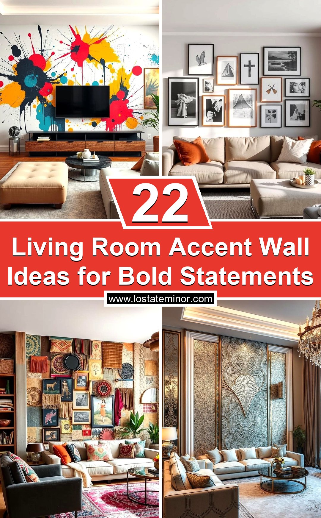 22 Living Room Accent Wall Ideas for Bold Statements - Lost At E Minor