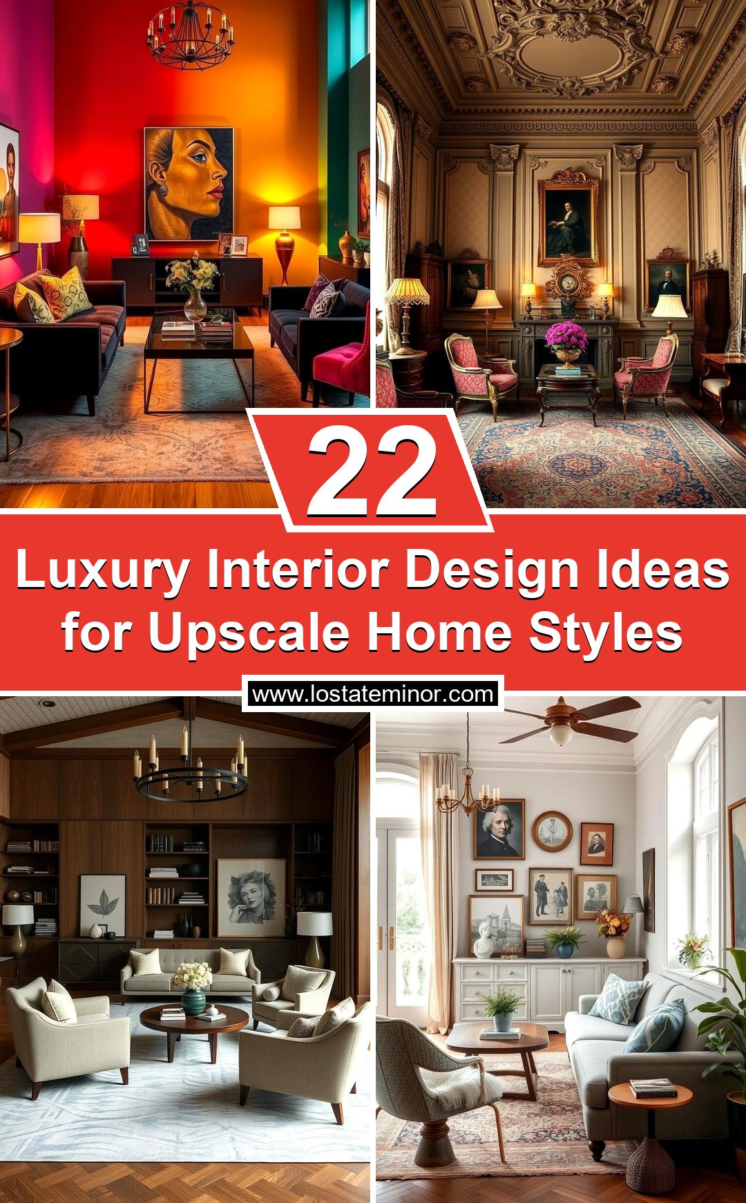 Curated visual reference: Visual Reference: 22 Luxury Interior Design Ideas For Upscale Home Styles