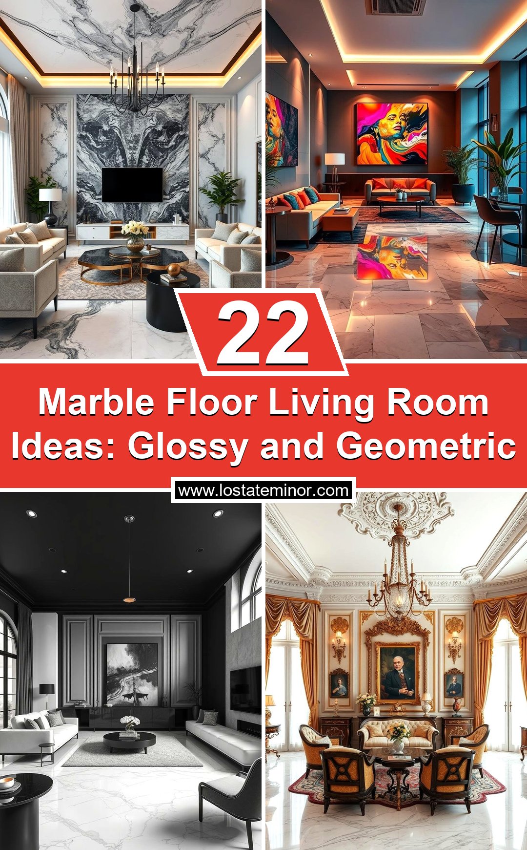 22 Marble Floor Living Room Ideas: Glossy & Geometric - Lost At E Minor