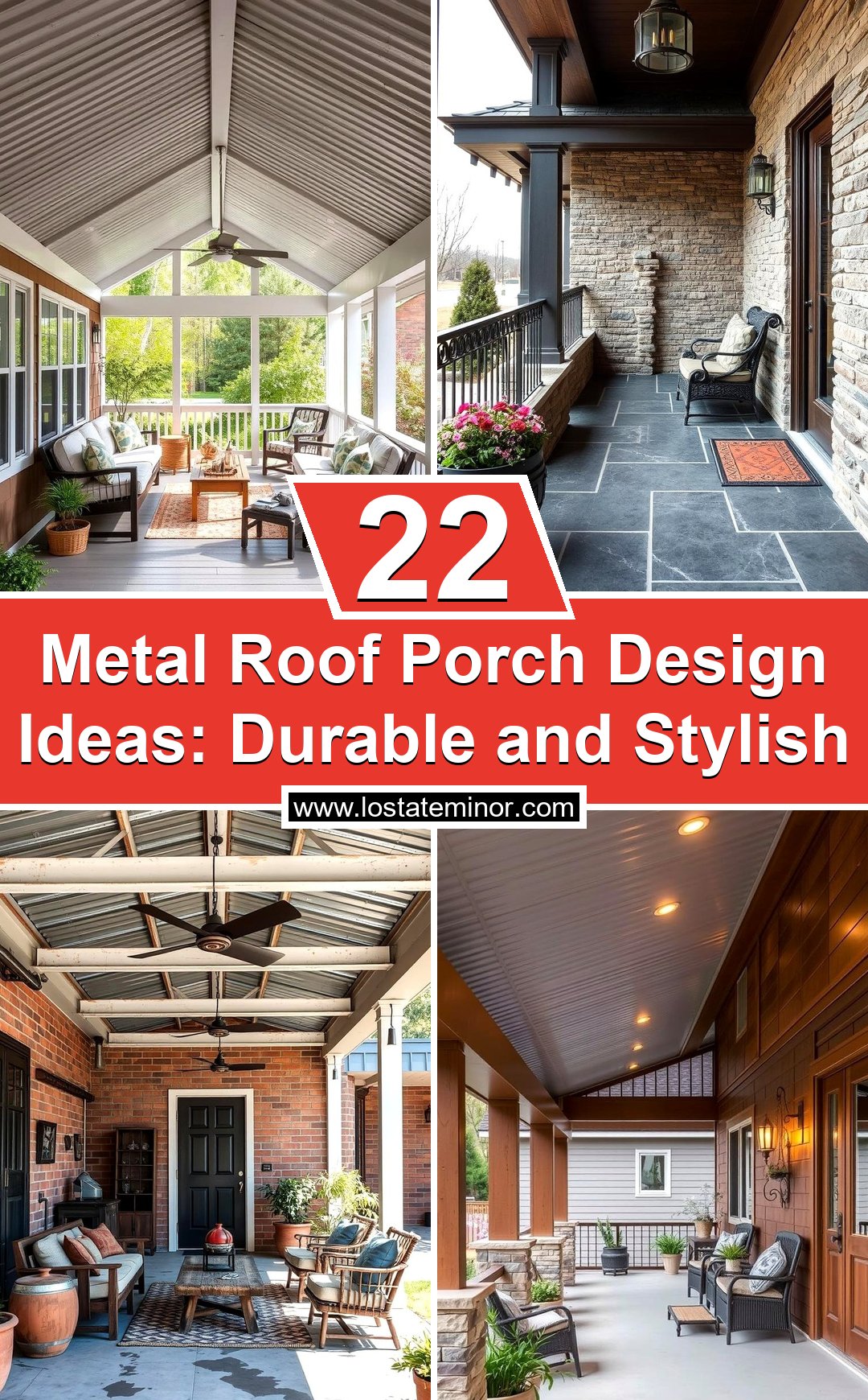 22 Metal Roof Porch Design Ideas: Durable & Stylish - Lost At E Minor