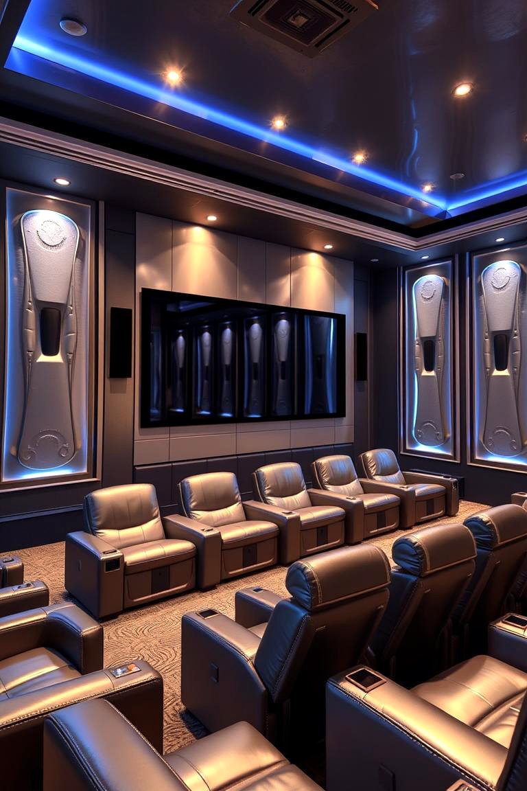22 Home Theater Paint Color Ideas for Immersive Movie Nights - Lost At ...