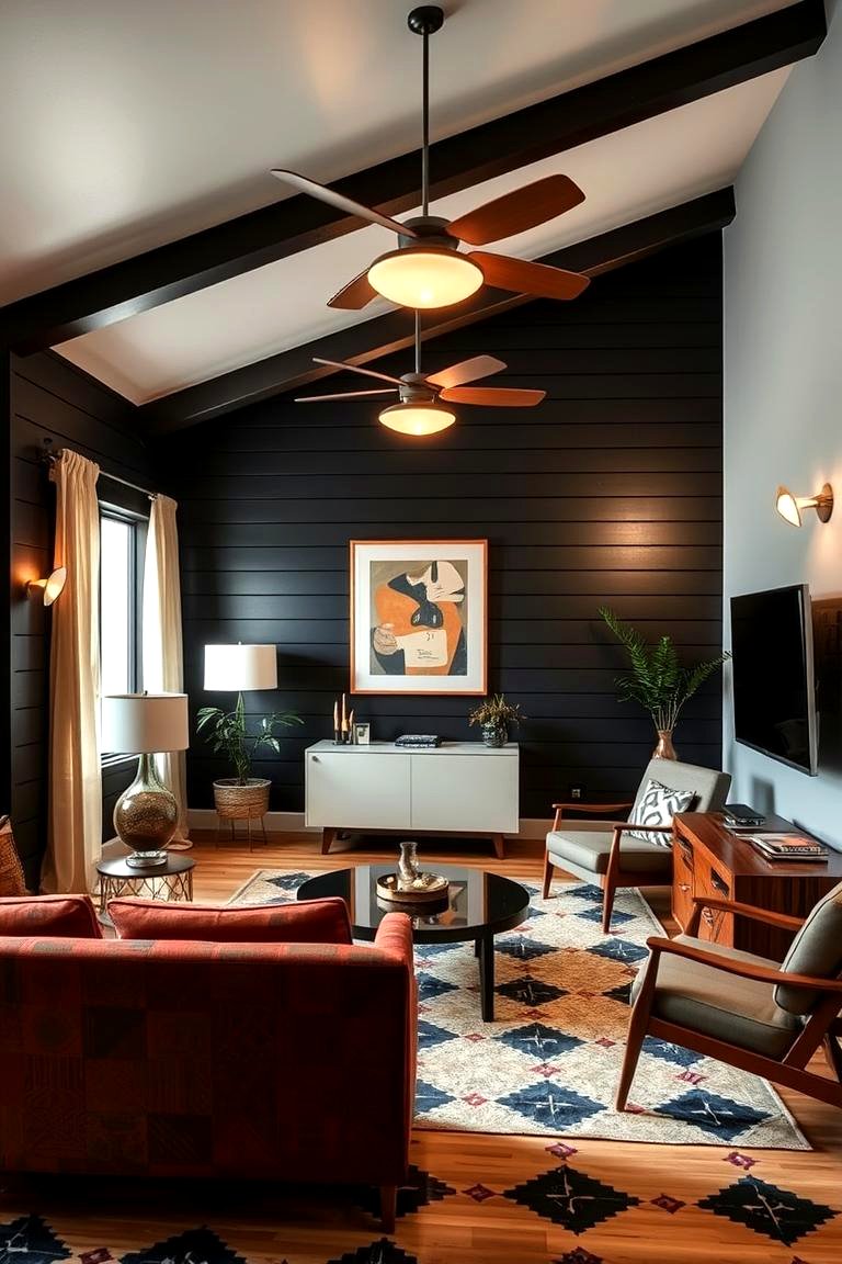 22 Chic Black Shiplap Wall Ideas for Modern Interior Accents - Lost At ...