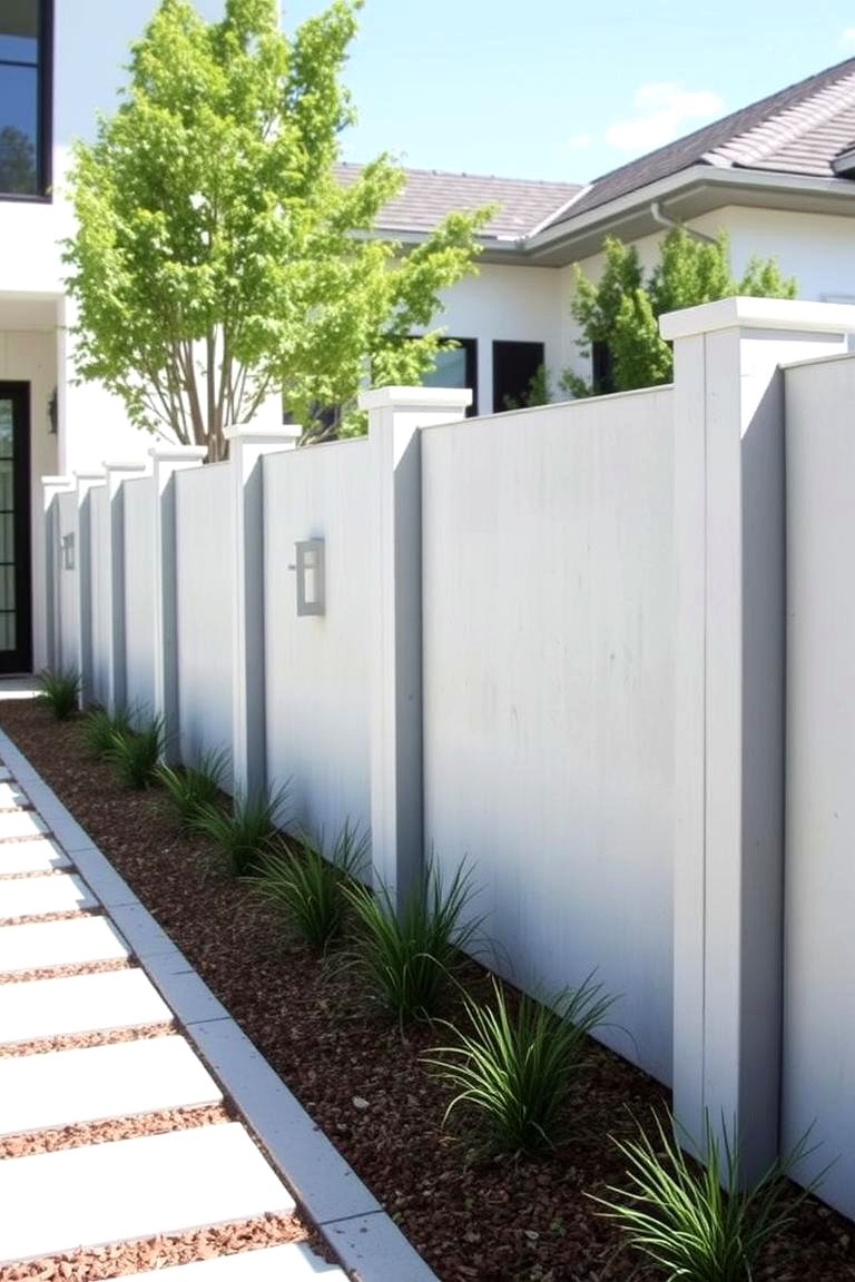 22 Cinder Block Fence Ideas for Durable Outdoor Design - Lost At E Minor