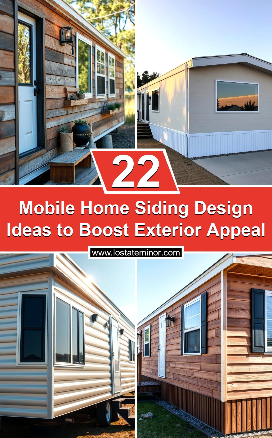 22 Mobile Home Siding Design Ideas to Boost Exterior Appeal - Lost At E ...