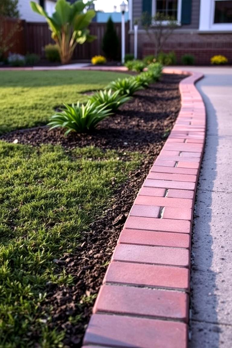 22 Brick Landscaping Ideas for Pathways and Garden Borders - Lost At E ...