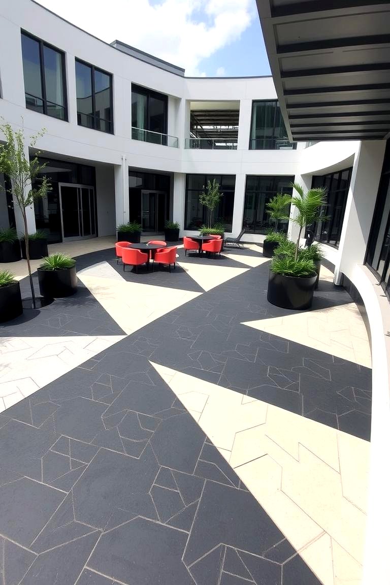 22 Modern Black Concrete Patio Ideas for Outdoor Spaces - Lost At E Minor
