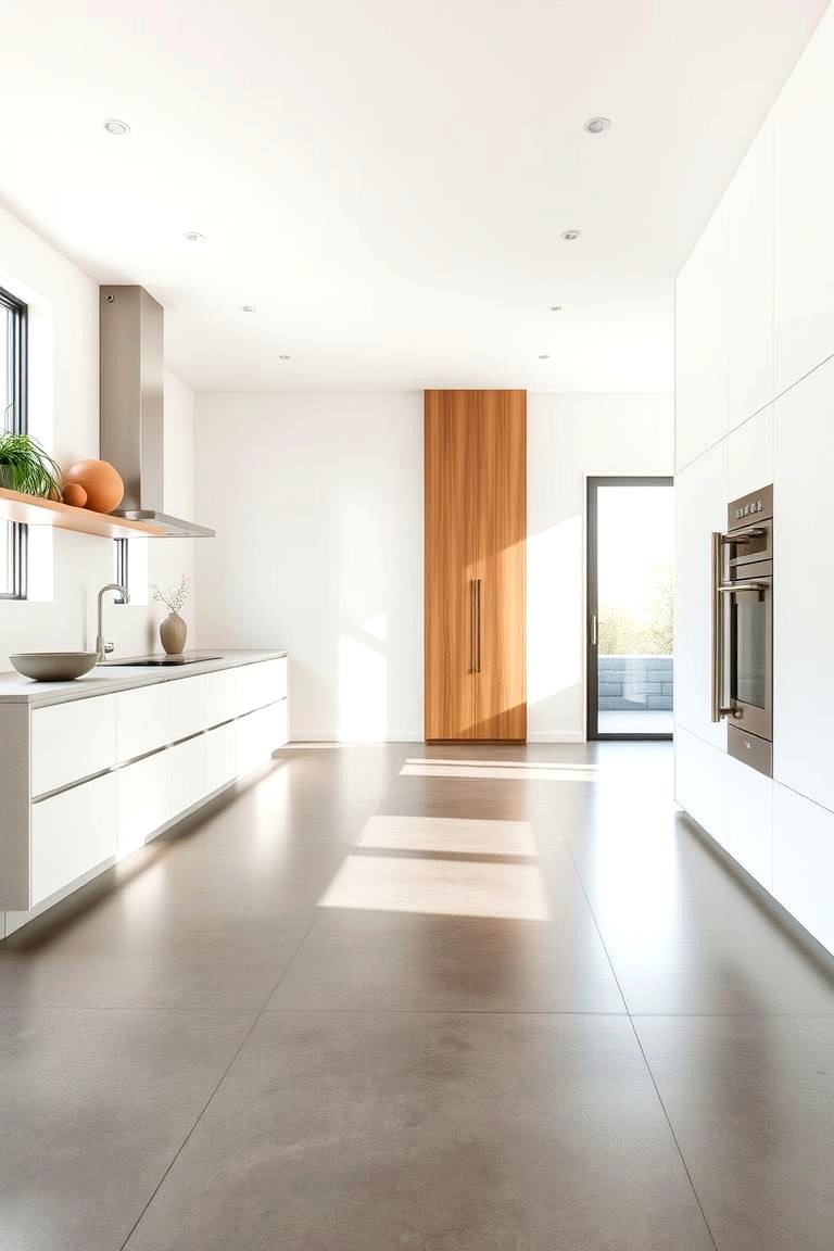 22 Concrete Floor Kitchen Ideas for Industrial & Modern Styles - Lost ...
