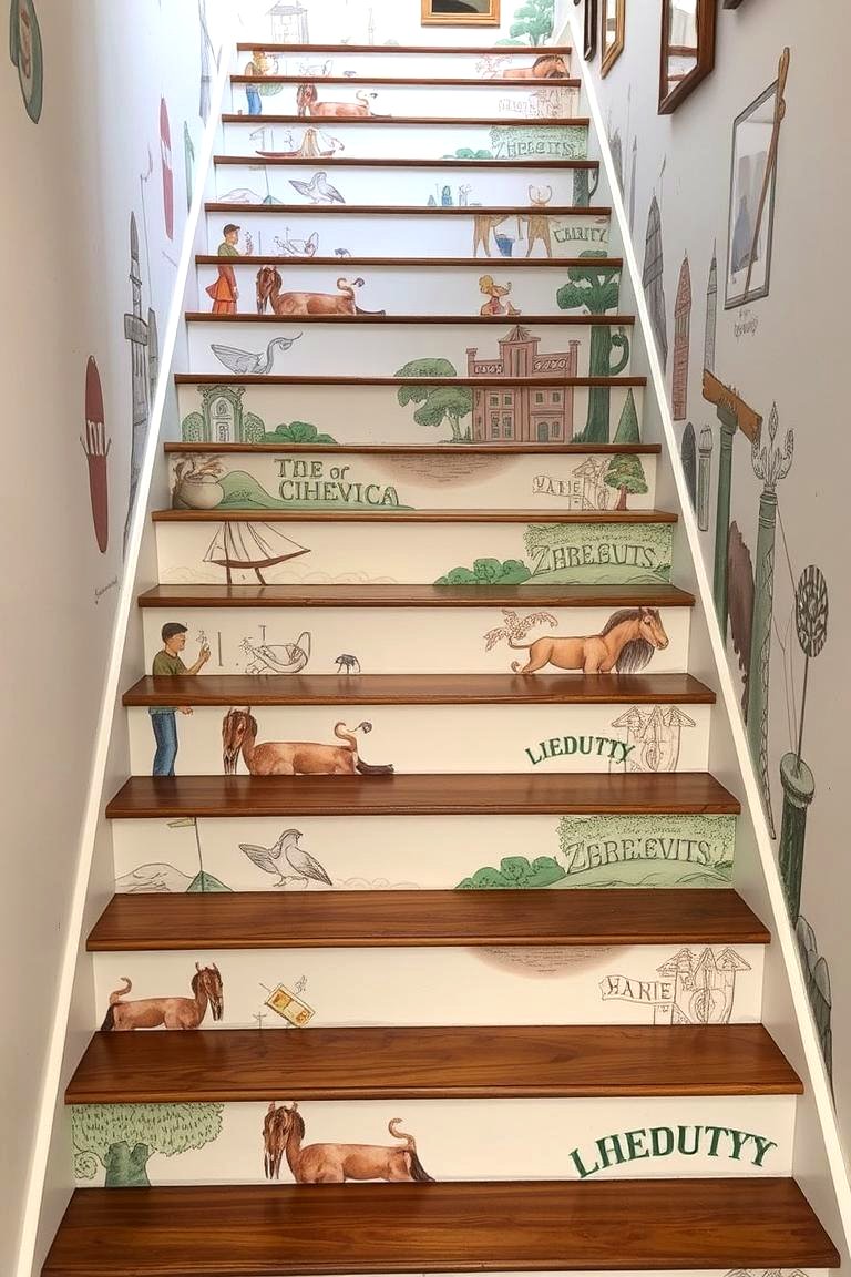 22 Painted Stair Ideas to Transform Your Staircase Design - Lost At E Minor