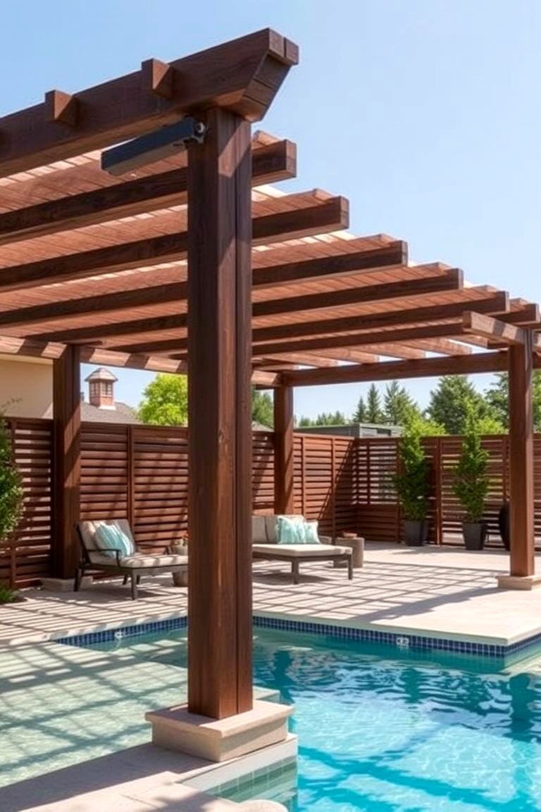 Poolside Structures 22 Above-Ground Pool with Deck Ideas: Stylish Outdoor Designs - Lost At ...