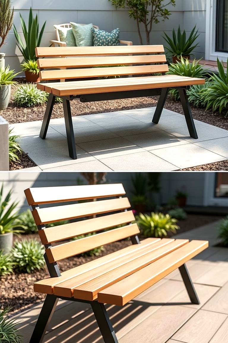 22 Beautiful Garden Bench Ideas for Outdoor Seating - Lost At E Minor