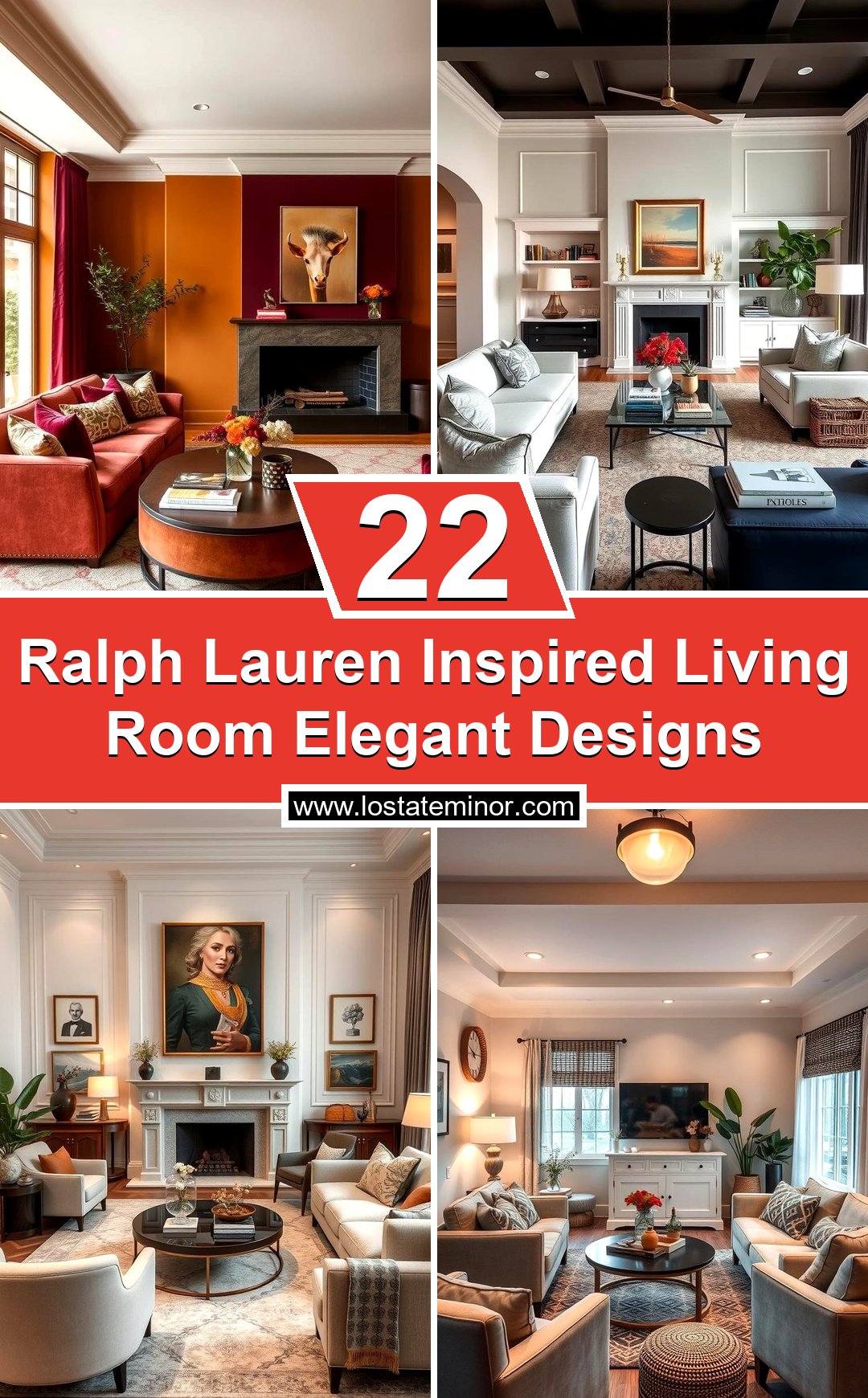 22 Ralph Lauren Inspired Living Room Elegant Designs - Lost At E Minor