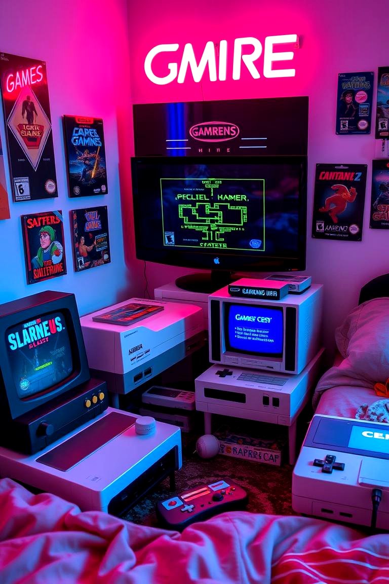 22 80s Bedroom Ideas: Neon Lights & Bold Patterns for Retro Vibes ...