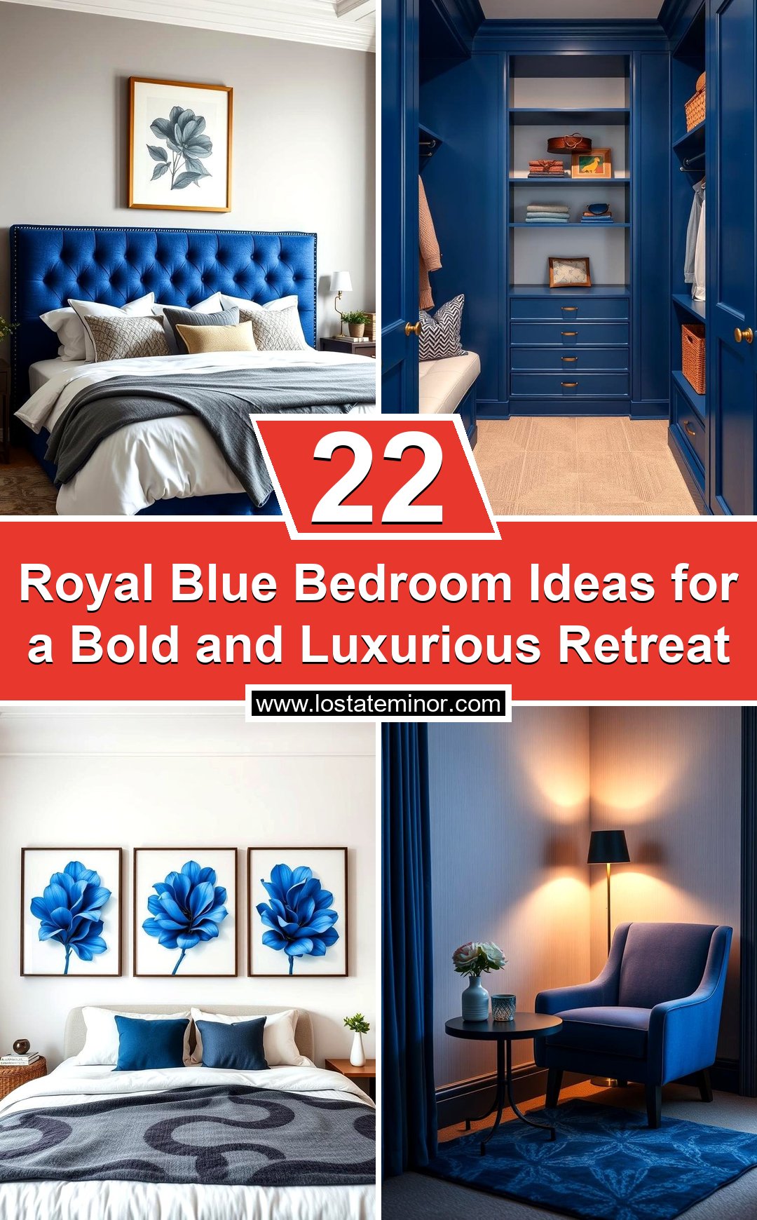 22 Royal Blue Bedroom Ideas for a Bold and Luxurious Retreat - Lost At ...