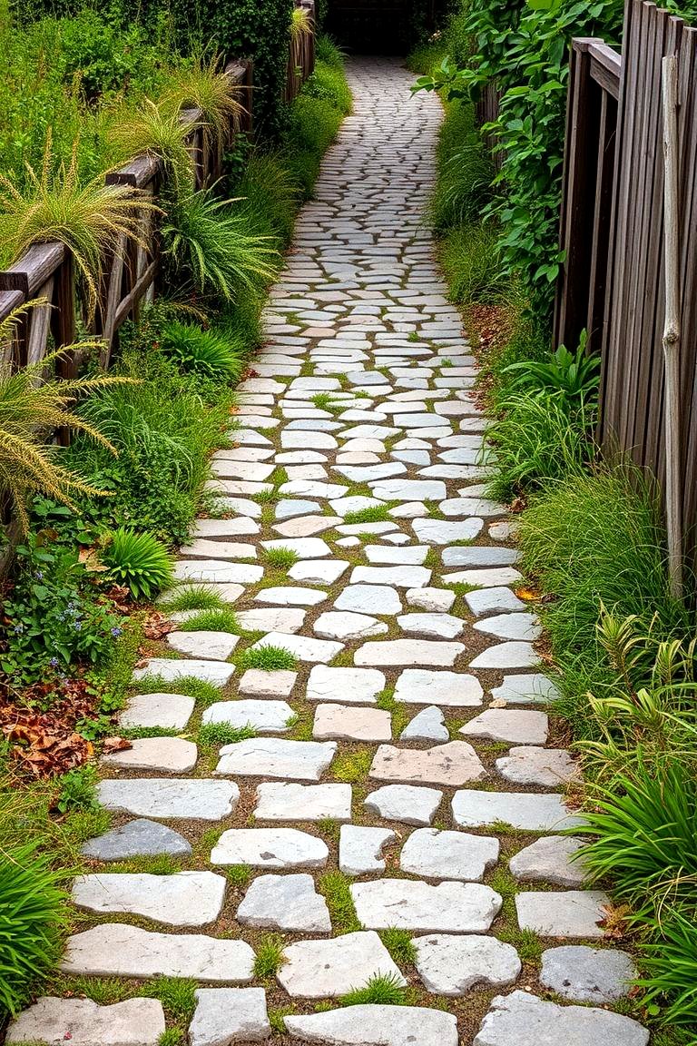 22 Cobblestone Walkway Inspirations: Timeless Garden Paths - SavePini