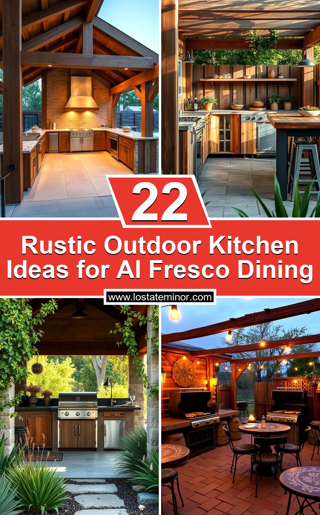 22 Rustic Outdoor Kitchen Ideas for Al Fresco Dining - Lost At E Minor