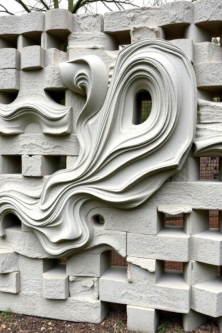 22 Cinder Block Fence Ideas for Durable Outdoor Design - Lost At E Minor