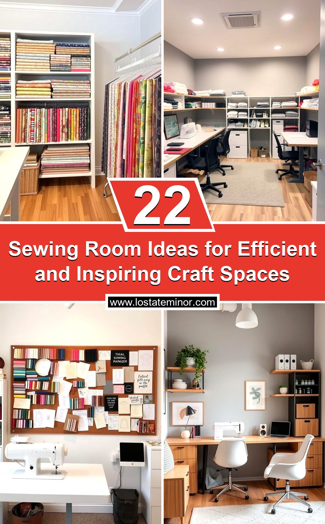 22 Sewing Room Ideas for Efficient and Inspiring Craft Spaces - Lost At ...