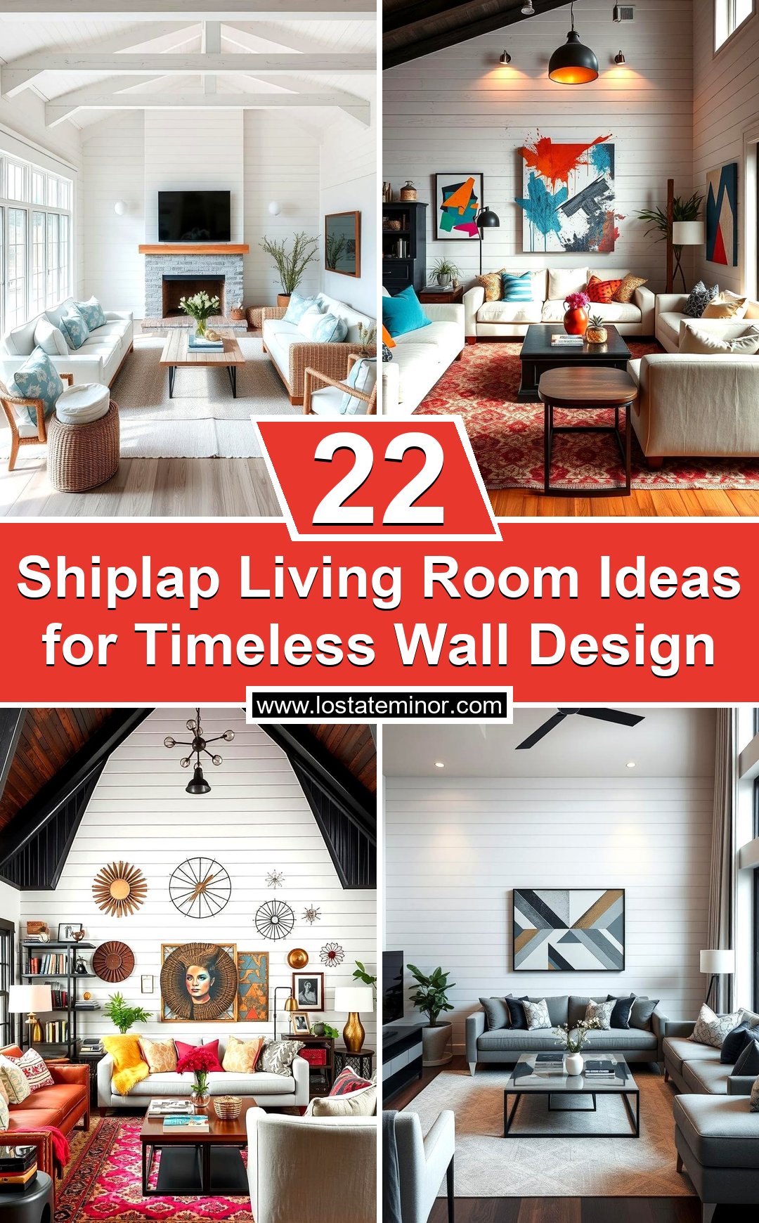 22 Shiplap Living Room Ideas for Timeless Wall Design - Lost At E Minor
